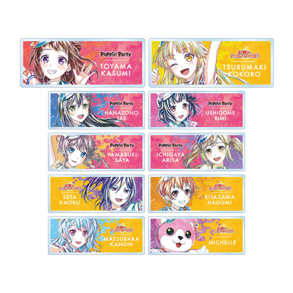 BanG Dream！ ガールズバンドパーティ！ トレーディング Ani-Art 第5弾 アクリルネームプレート ver.A 10個入りBOX[アルマビアンカ]