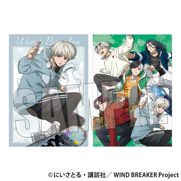 WIND BREAKER らくピタポスター 梶蓮 スケーターver.[ベルハウス]