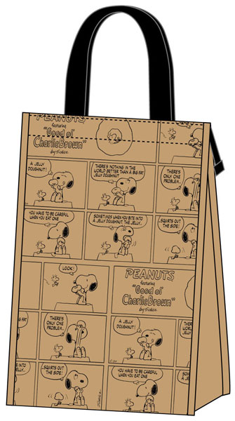 PEANUTS SN 保冷保温マチ付きトート M コミックドーナツ[ナカジマコーポレーション]