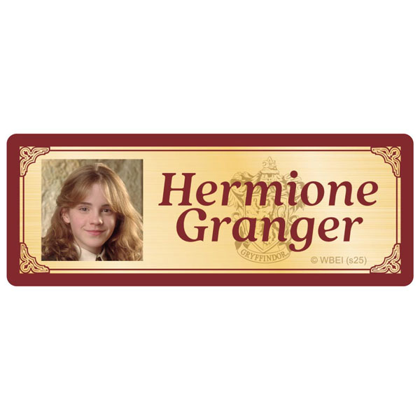 ハリーポッター ネームプレート Hermione Granger[ムービック]