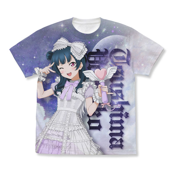 ラブライブ！サンシャイン！！ 描き下ろし 津島善子 フルグラフィックTシャツ ソロコンサートver./WHITE-S[コスパ]