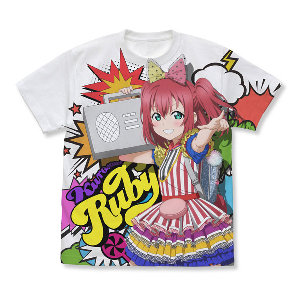 ラブライブ スクフェスAS 1周年記念 フルグラフィックTシャツ 黒澤ルビィ Amazon.co.jp: ラブライブ スクフェスAS 1周年記念 フル