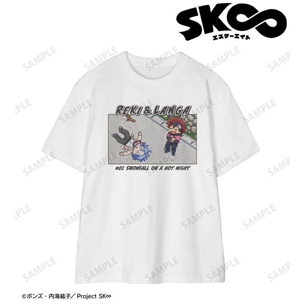 SK∞ エスケーエイト 暦＆ランガ ゆるコマ Tシャツ メンズ S[アルマビアンカ]