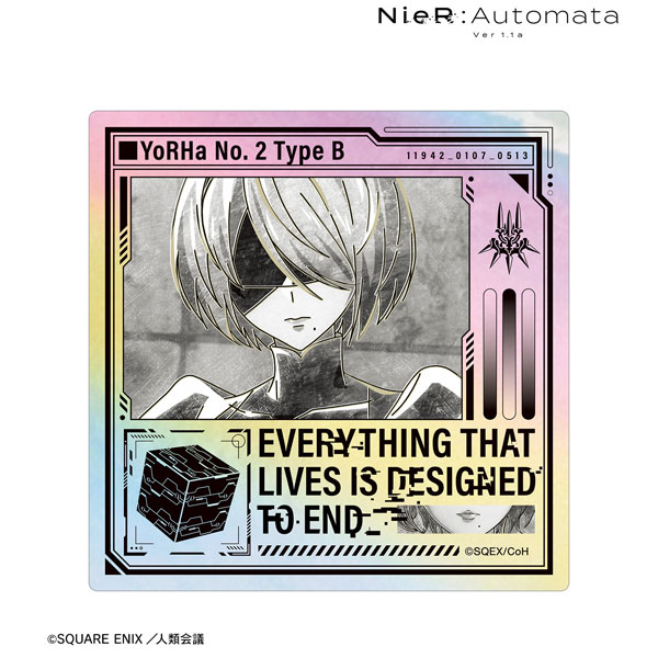 アニメ「NieR：Automata Ver1.1a」 2B Ani-Art BLACK LABEL オーロラステッカー[アルマビアンカ]