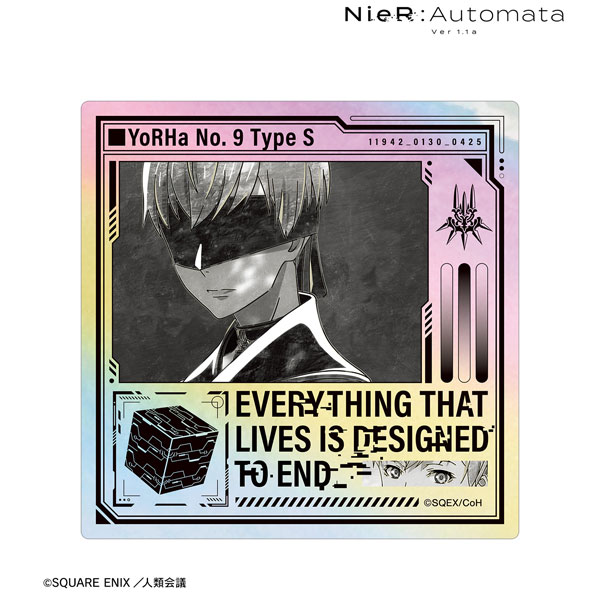 アニメ「NieR：Automata Ver1.1a」 9S Ani-Art BLACK LABEL オーロラステッカー[アルマビアンカ]