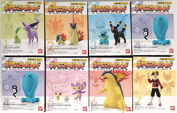 【中古】ポケモンスケールワールド ジョウト地方 全8種セット[バンダイ]