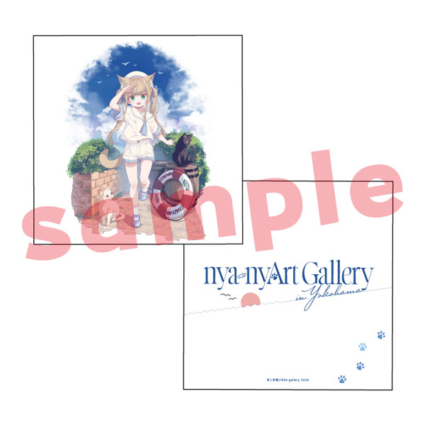 しま原個展 『nya-nyArt Gallery in Yokohama』 クッション[キャラマ]