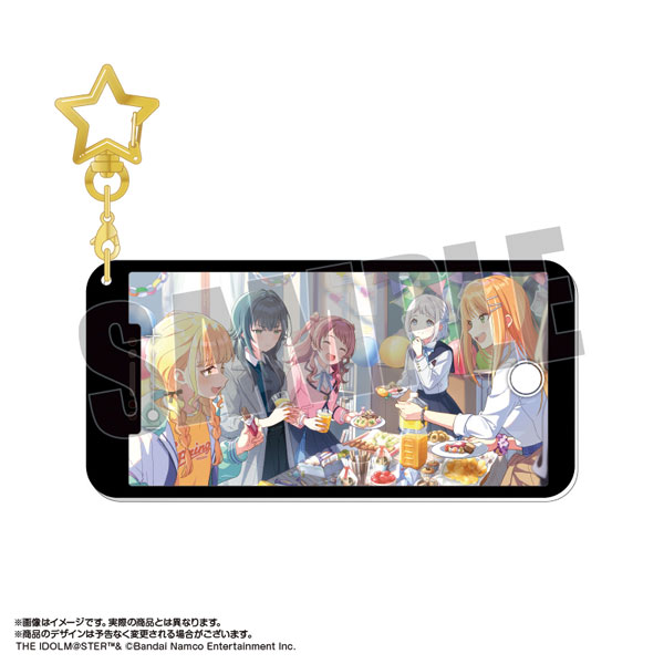 学園アイドルマスター ベストショットキーホルダー 4.第2回教室パーティー！[あみあみ]《発売済・在庫品》