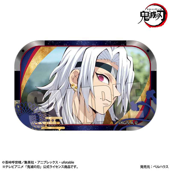 鬼滅の刃 グリッター缶バッジ スクエア缶バッジ 柱稽古編 無一郎宇髄蜜璃伊黒 テレビアニメ「鬼滅の刃」柱稽古編 メモリーズスクエア缶バッジ