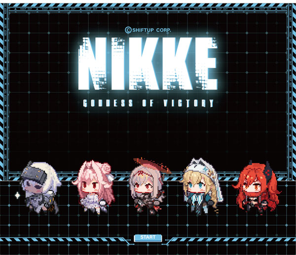 「勝利の女神：NIKKE」 アクリルスタンド ゴッデス部隊 ドット絵ver.[ESTAREGG Co.]