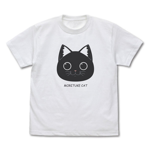 TVアニメ「ラーメン赤猫」 サブの「MORITSUKE CAT」 Tシャツ/WHITE-S[コスパ]