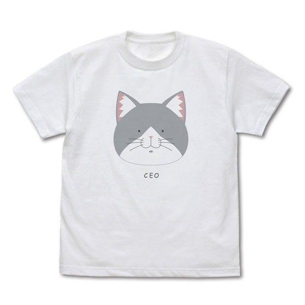 TVアニメ「ラーメン赤猫」 佐々木の「CEO」 Tシャツ/WHITE-S[コスパ]