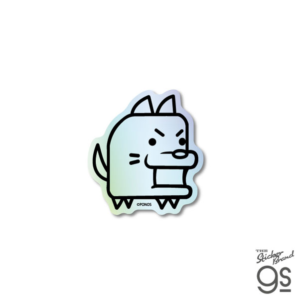 キャンセルパネル　女の子　にゃんこ　わんこ　猫　犬 NYA-005 にゃんこ大戦争 ホログラムステッカー わんこ[ゼネラル