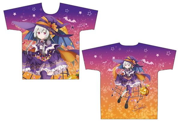 となりの吸血鬼さん 描き下ろし ハロウィン フルグラフィックTシャツ 2WAYトリコット ソフィー L[エムズファクトリー]