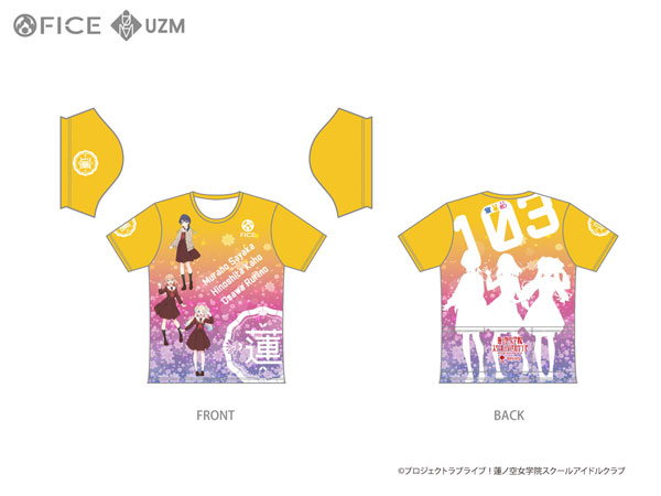 UZM ラブライブ！蓮の空女学院スクールアイドルクラブ バックポケットTシャツ2024[103期生Ver.] S[ファイス]