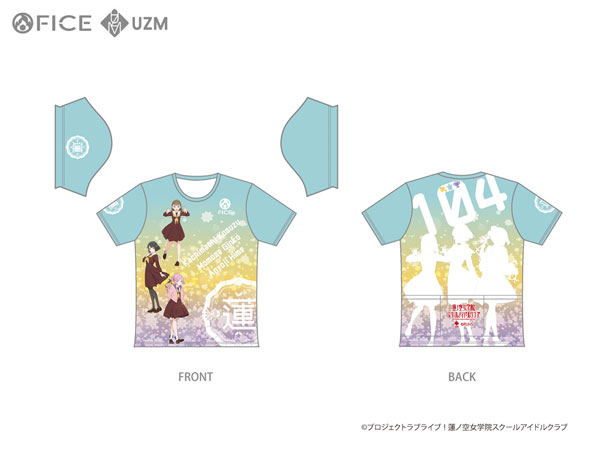 UZM ラブライブ！蓮の空女学院スクールアイドルクラブ バックポケットTシャツ2024[104期生Ver.] S[ファイス]