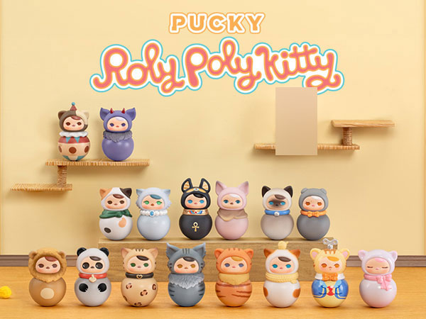 PUCKY Roly-Poly Kitty シリーズ 16個入りBOX[POPMART]