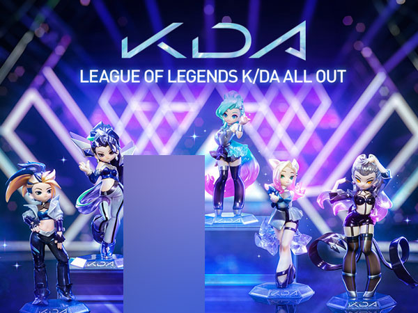 League of Legends K/DA ALL OUT シリーズ 5個入りBOX[POPMART]