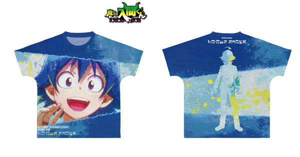 魔入りました！入間くん 鈴木入間 grunge CANVAS フルグラフィックTシャツ ユニセックス M[アルマビアンカ]《在庫切れ》