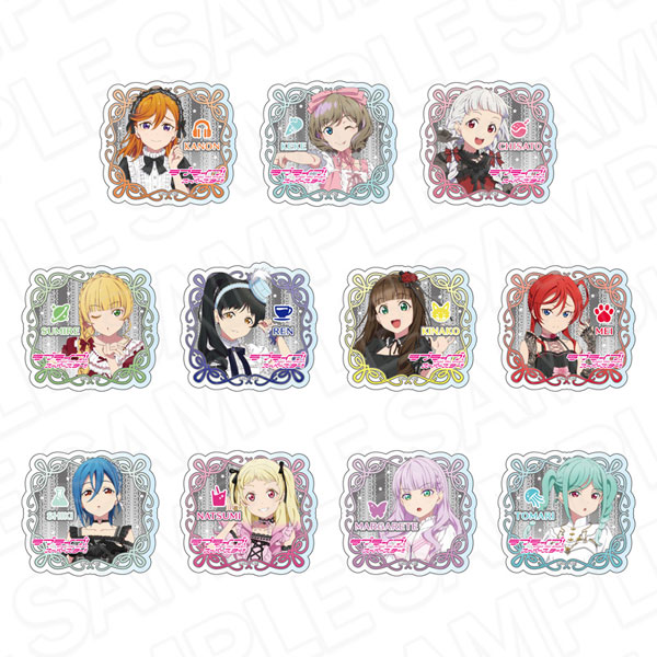 ラブライブ！スーパースター！！ アクリルバッジ ロリータファッション ver 11個入りセット[コンテンツシード]