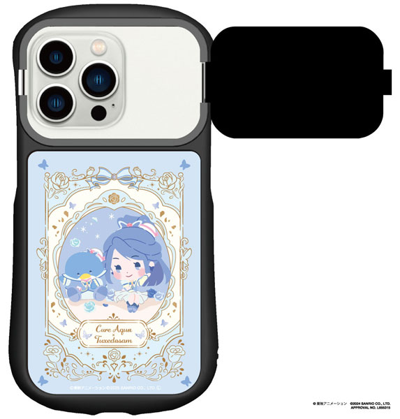 Yes！プリキュア5GoGo！×サンリオ iPhone 15/15Pro/14/14Pro/13/13Pro/12/12Pro ハイブリッドガラスケース キュアアクア[バンダイ]