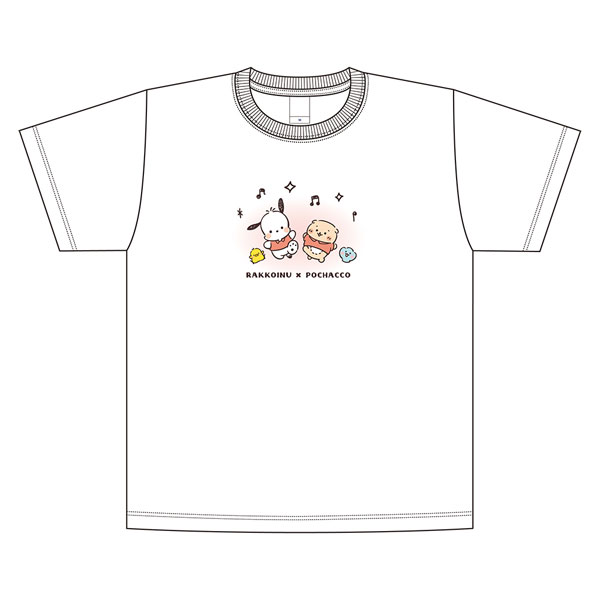 しろたん × はぴだんぶい Tシャツ / ポチャッコ(XLサイズ)[キャラバン]