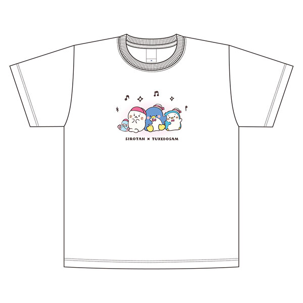 しろたん × はぴだんぶい Tシャツ / タキシードサム(Mサイズ)[キャラバン]