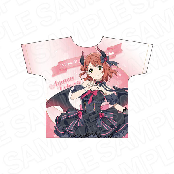 ★ フルグラフィックTシャツ 夏服 上原歩夢 グッズ-Tシャツ】ラブライブ！虹ヶ咲学園スクールアイドル同好会