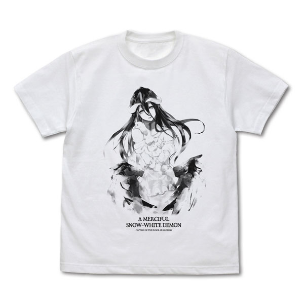 劇場版「オーバーロード」聖王国編 アルベド Tシャツ 慈悲深き純白の悪魔 Ver./WHITE-S[コスパ]