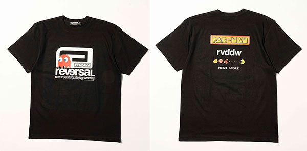 PACMAN BIG MARK TEE ブラック S rvpcmn003[reversal.dogi.design.works]