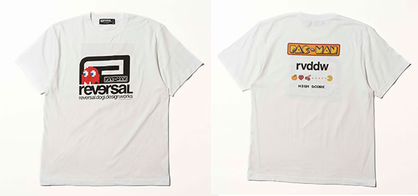 PACMAN BIG MARK TEE ホワイト S rvpcmn003[reversal.dogi.design.works]