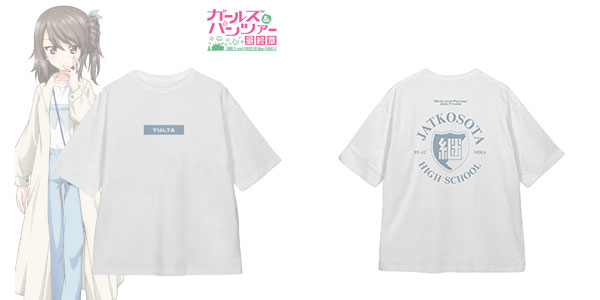 ガールズ＆パンツァー 最終章 描き下ろし デート私服ver. ミカ 着用 BIGシルエットTシャツ ユニセックス Free[アルマビアンカ]