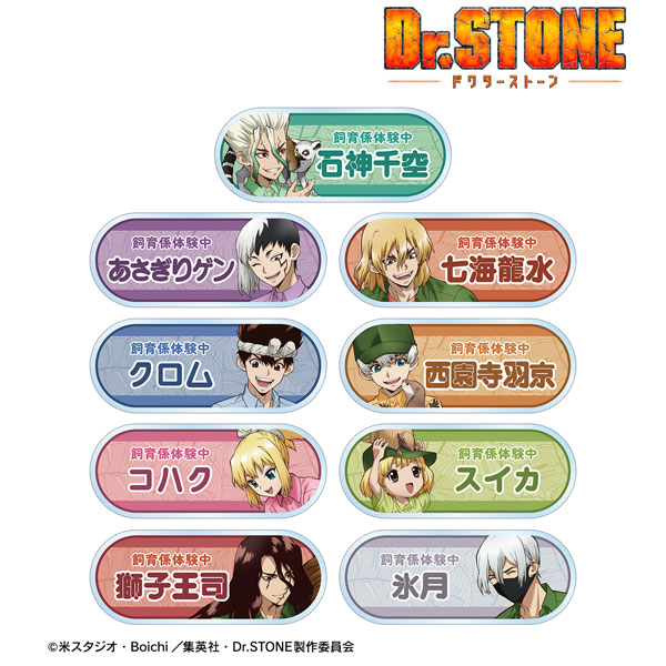 TVアニメ「Dr.STONE」 描き下ろし 飼育係ver. トレーディングアクリルネームプレート 9個入りBOX[アルマビアンカ]