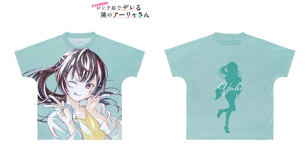 TVアニメ「時々ボソッとロシア語でデレる隣のアーリャさん」 有希 Ani-Art フルグラフィックTシャツ ユニセックス XXS[アルマビアンカ]