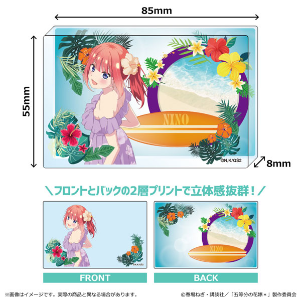 五等分の花嫁* アクリルブロック 中野二乃[清水産業]