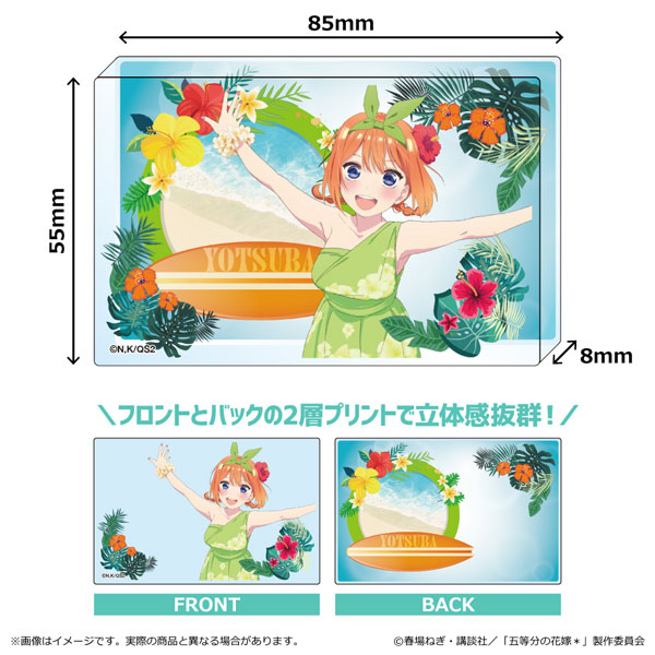 五等分の花嫁* アクリルブロック 中野四葉[清水産業]