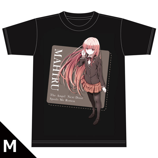 お隣の天使様にいつの間にか駄目人間にされていた件 Tシャツ 椎名真昼 キービジュアル Mサイズ[アズメーカー]