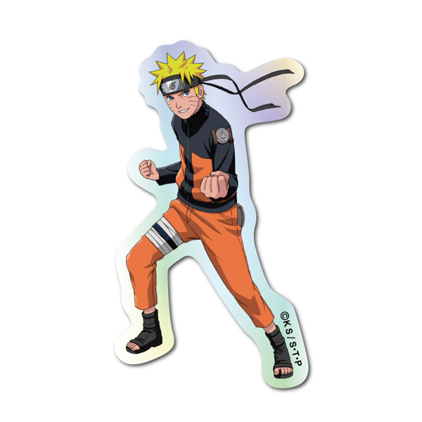 NRT-016 NARUTO-ナルト- 疾風伝 ダイカットビニールステッカー(ホログラム) うずまきナルト[ゼネラルステッカー]