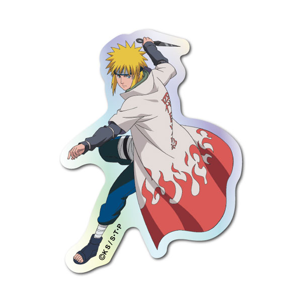 NRT-025 NARUTO-ナルト- 疾風伝 ダイカットビニールステッカー(ホログラム) 波風ミナト[ゼネラルステッカー]