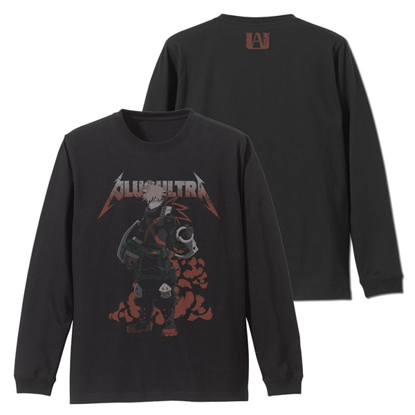 TVアニメ『僕のヒーローアカデミア』 爆豪勝己 袖リブロングスリーブTシャツ/BLACK-L（再販）[コスパ]《在庫切れ》
