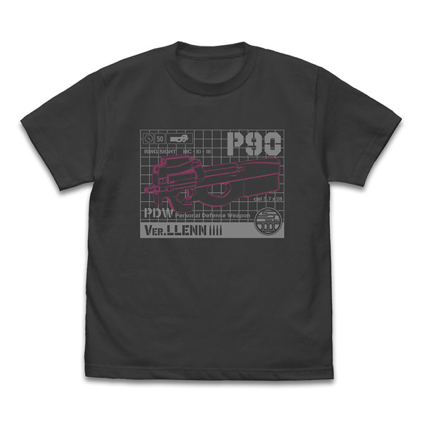 ソードアート・オンライン オルタナティブ ガンゲイル・オンラインII ピーちゃん(P90) Tシャツ/SUMI-XL[コスパ]《発売済・在庫品》