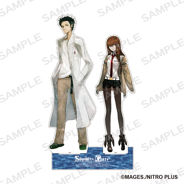 STEINS；GATE [超]BIGアクリルフィギュアスタンド 既存立絵(岡部＆紅莉栖)[アイライツ]