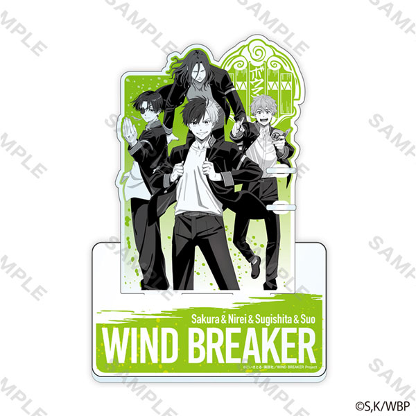 WIND BREAKER アクリルペンスタンド モノカラー (桜＆杉下＆楡井＆蘇枋)[YTE]