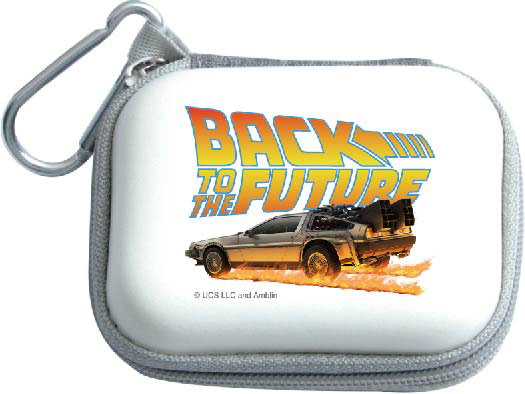 BACK TO THE FUTURE ガジェットポーチ SS ロゴ[グルマンディーズ]