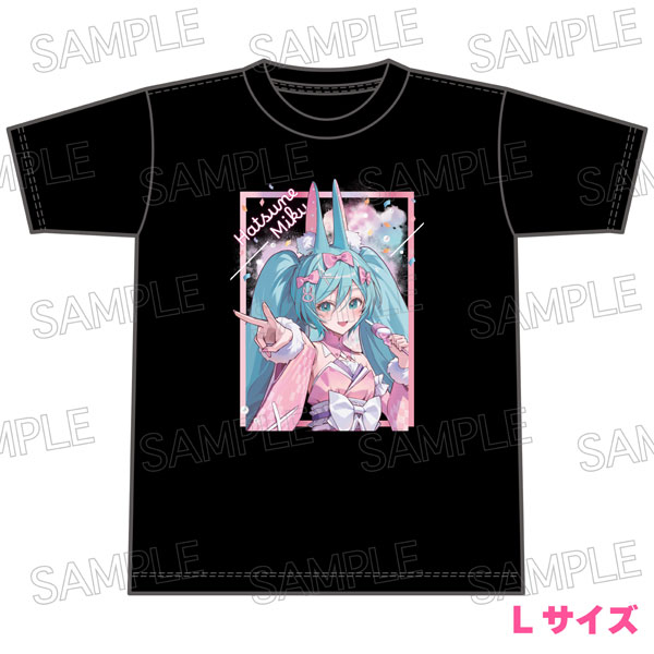 初音ミク あやかしステージ Tシャツ ブラック(L)[ツインクル]