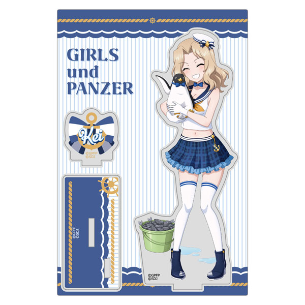 【縦22.7cm】 ガールズ&パンツァー S賞 アクリルスタンド ケイ 縦22.7cm】 ガールズ&パンツァー S賞 アクリルスタンド ケイ