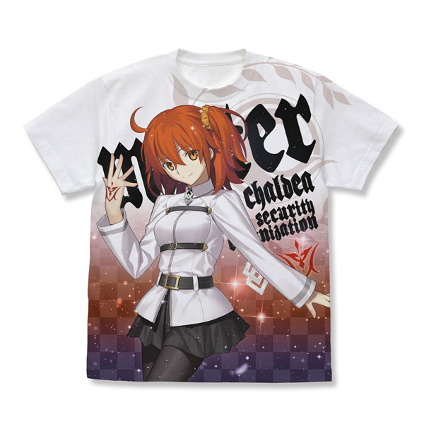 Fate/Grand Order マスター/主人公(女)魔術礼装・カルデア フルグラフィックTシャツ/WHITE-XL[コスパ]《０３月予約》