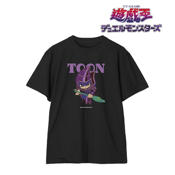 遊☆戯☆王デュエルモンスターズ ブラック・マジシャン トゥーン・ワールド デフォルメ 第3弾 Tシャツ レディース M[アルマビアンカ]