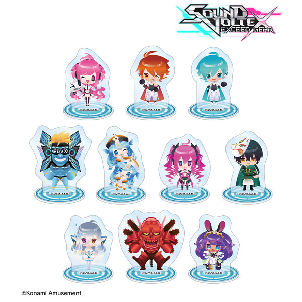 SOUND VOLTEX EXCEED GEAR トレーディングミニアクリルスタンド 10個入りBOX[アルマビアンカ]