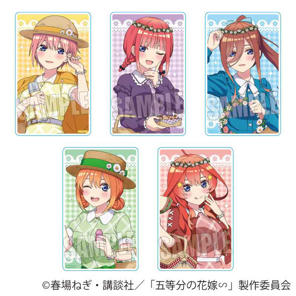 五等分の花嫁∽ トレーディングアクリルカード ピクニックver. 5個入りBOX[ベルハウス]